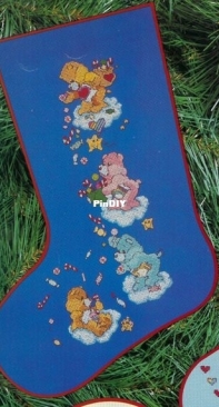 Tenderheart Bear, Cheer Bear, Wish Bear & Birthday Bear Stocking from Care Bears For Christmas XSD