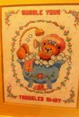 Dimensions Bubble your trouble away Teddy bath