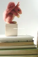 Mini Red squirrel by Claire Garland