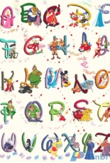 Alphabet Disney ABC A as Aurora, B as Belle ....