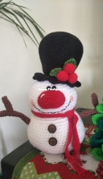 Haekelkeks Snowman