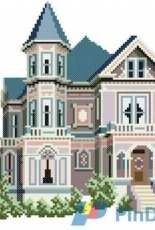 Debbie Patrick Victorian Houses CS-023 The Spencer House XSD