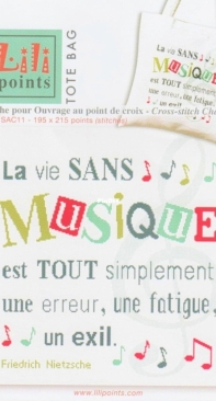 Lilipoints SAC11 Tote Bag - Musique