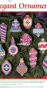 Dimensions 9086 - Elegant Ornaments PCS