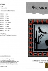 Prairie Dawn Quilt by  Christine Stainbrook-Free