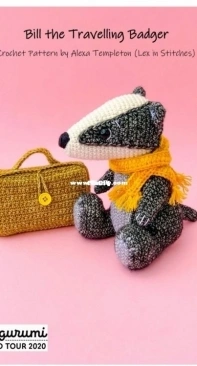 Lex in stitches - Alexa Templeton - Bill the Travelling Badger