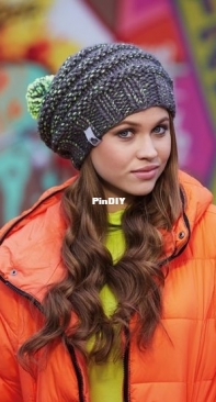 Beanie Neon Mix Hat from Schachenmayr - Free