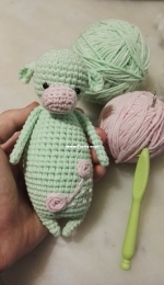 straw animals - Cow