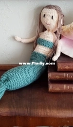 Mermaid doll by Virginie Lykins-Free