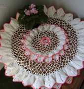 doily crochet 10 pleat repeat-Nancy Heame-The DMC Corporation