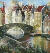 HAED HAETIW 108 Brugge Canal  by Tisha Whitney