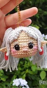 Bosquegurumi - Paola Fajonni - Frieren Keychain