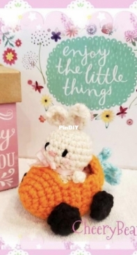 Cheery Bearies - Miki H Kim - Bitty Bunny and Carrot Car