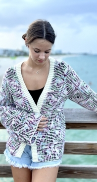 TS Crochet Design – Tania Skalozub - Visual Illusion Jacket
