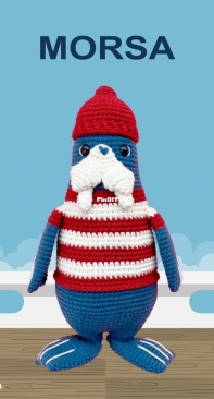 Caco Amigurumi - Juliana Sanches - The Sailors - Os Marinheiros - Portuguese