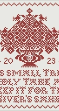 Modern Folk Embroidery - This Small Trifle  XSD+PCS
