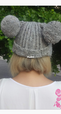 Two pompom beanie