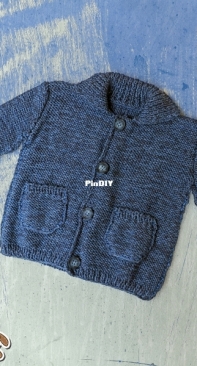 PETIT Jeans Coat by Sesia Tricot-English,Italian-Free
