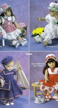 American School of Needlework 1257 - Delsie Rhoades - Dresses to Crochet for Dolly and Me 1998