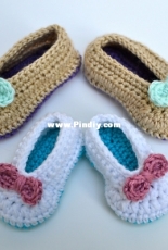Owl Luv Crochet - Paula M - Bowtie Booties - Free