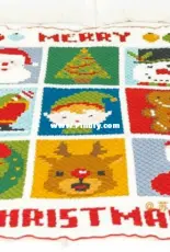 New Mommy Handmade DIY - Su Su Jie Jia - Susans Family - A093 - Christmas Blanket - Chinese