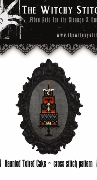 The Witchy Stitcher - Haunted Tiered Cake PCS + XSD