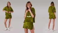 Mood Fabrics - The Variegata Shorts Set - MDF394 - Size xxs-4xl