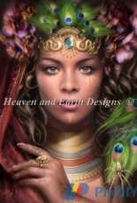 HAED HAECHO 10135 Queen Of The Sun Realm by Chris Ortega (Large Format)