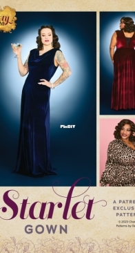 Charm Patterns - Starlet Gown - Size 2-20 / Size 18-34