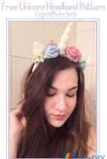 Inkugurumi - Ingrid van Donkelaar - Unicorn Headband - Free