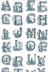 LBP-Grille ABC complet Toile de Jouy Blue version XSD