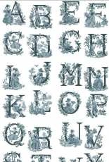 LBP-Grille ABC complet Toile de Jouy Blue version XSD