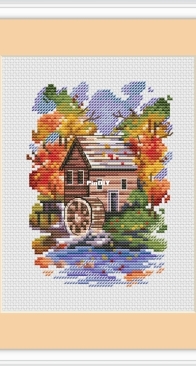 Mill - Autumn by Elena Lartsova