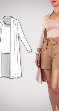 Primarimma Patterns Two Set Clara XXS-XL - English, German