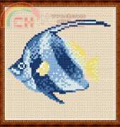 Megat Cross Stitch 825 - Fish Blue