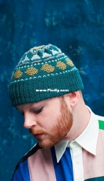 Diamond Mountain Hat by Stephen West