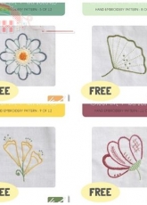 KFNeedlework Design-Embroidery Bloomin Marvellous-Free Pattern