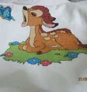 Disney, Bamby with butterfly
