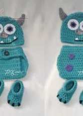 TMKCrochet - Jennifer Lynas - Monsters Inc. Sully Set