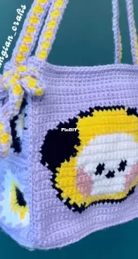 Bangtan Crafts for good / BGTNC4GD - Chimmy x Jimin Flower Bag