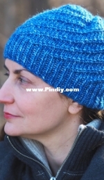 Bristol Diagonal Ribbed Hat by Bridget Pupillo-Free