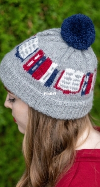 Library Books Hat by Sarah Sinclair-Free