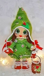 Ekaterina Fomina - Екатерина Фомина - Christmas Tree Girl - Девочка Ёлочка - Russian