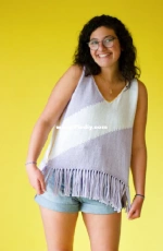 Universal Yarns-by Yonca Ozbelli-Flouncy Fringe Tank-Free.