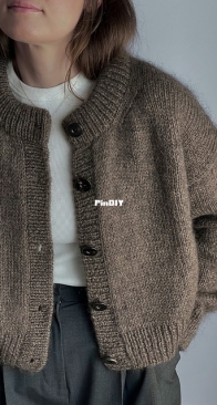 Mono_Boxy Cardigan by Mono Knit Editions - english