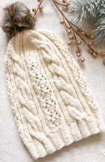 Snowfall Beanie by Brianna Steele-Free