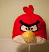 Angry Birds Hat (Adult) by Jeni icanknitanything
