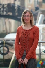 Ágnes Kutas Knitwear Design-Cinnamon Cardigan by Ágnes Kutas-Keresztes