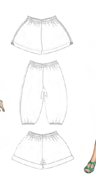 Tadah! Patterns - Flexi Shorts - TP 1409 - Size 0-10
