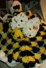 Bee Happy Lovey/blanket